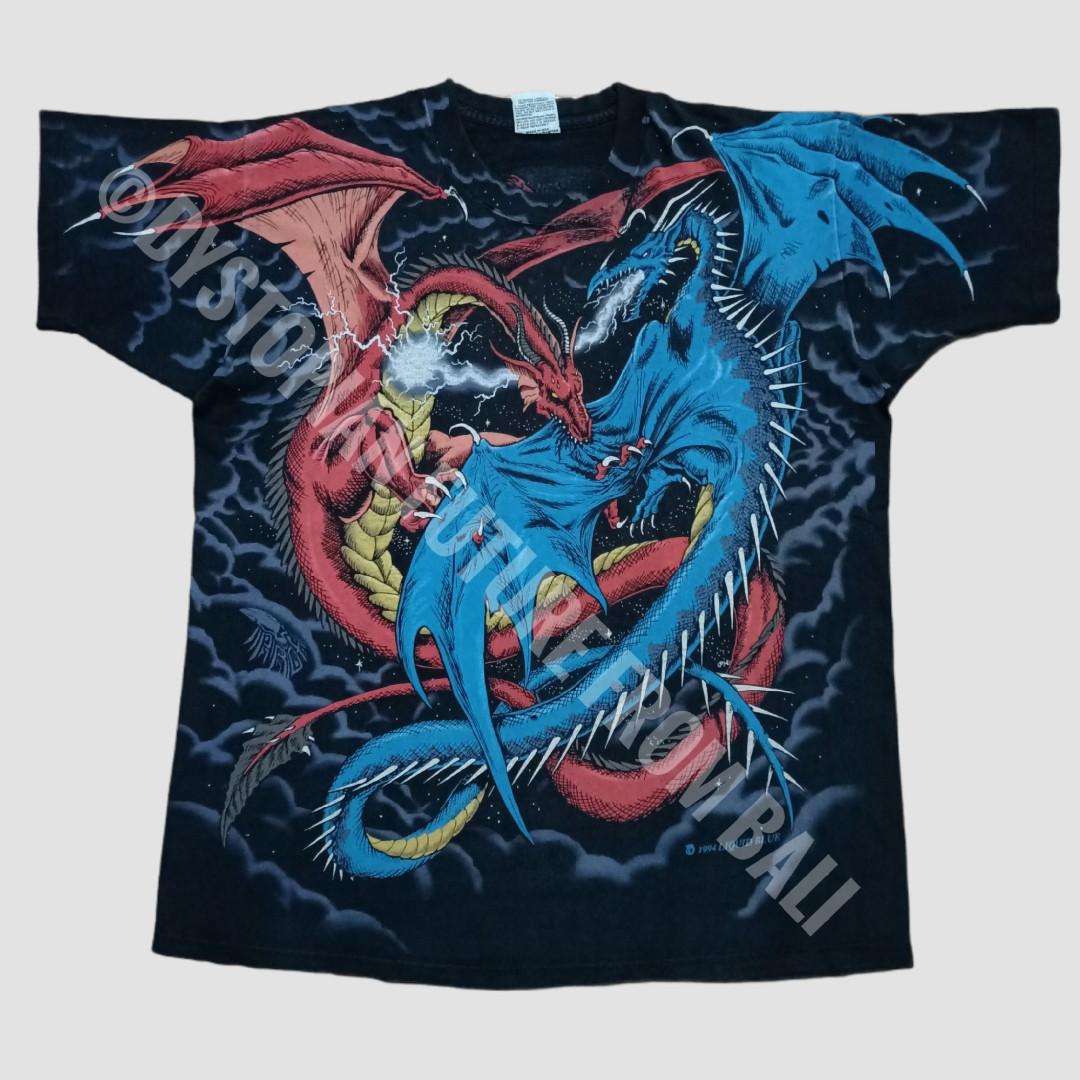liquid blue dragon tee