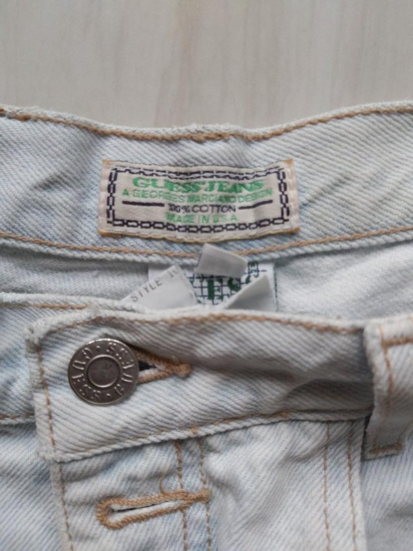 Vintage Guess Jeans Light Wash (Category: Jeans) located in Davao. Submitted by platter21 (Listing ID 1123217578, Image 3). Description: Vintage Guess Jeans Size 33.