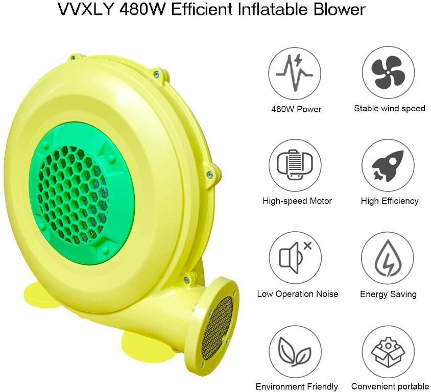 VVXLY 480 Watt Air Blower, Farewell House Blower for Inflatables Jump