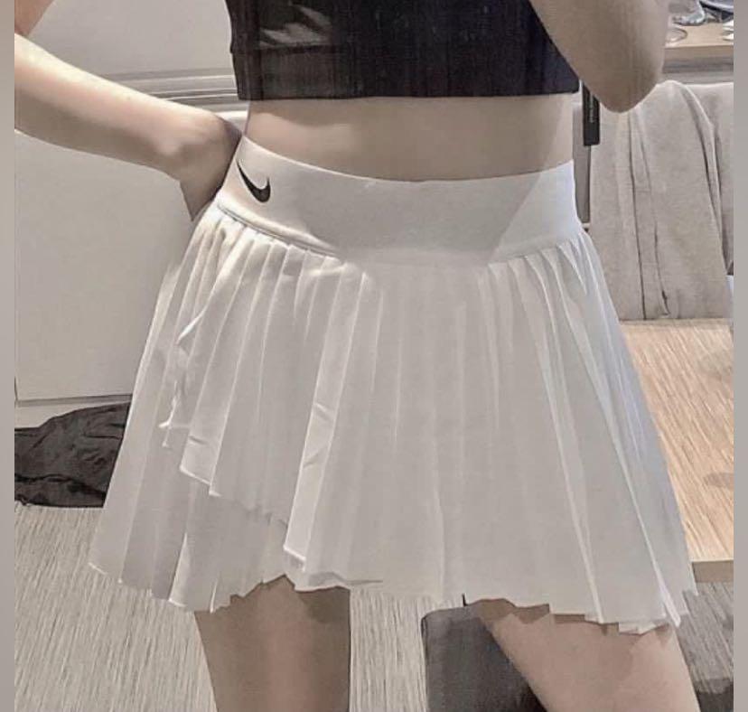 White nike shop tennis skirt