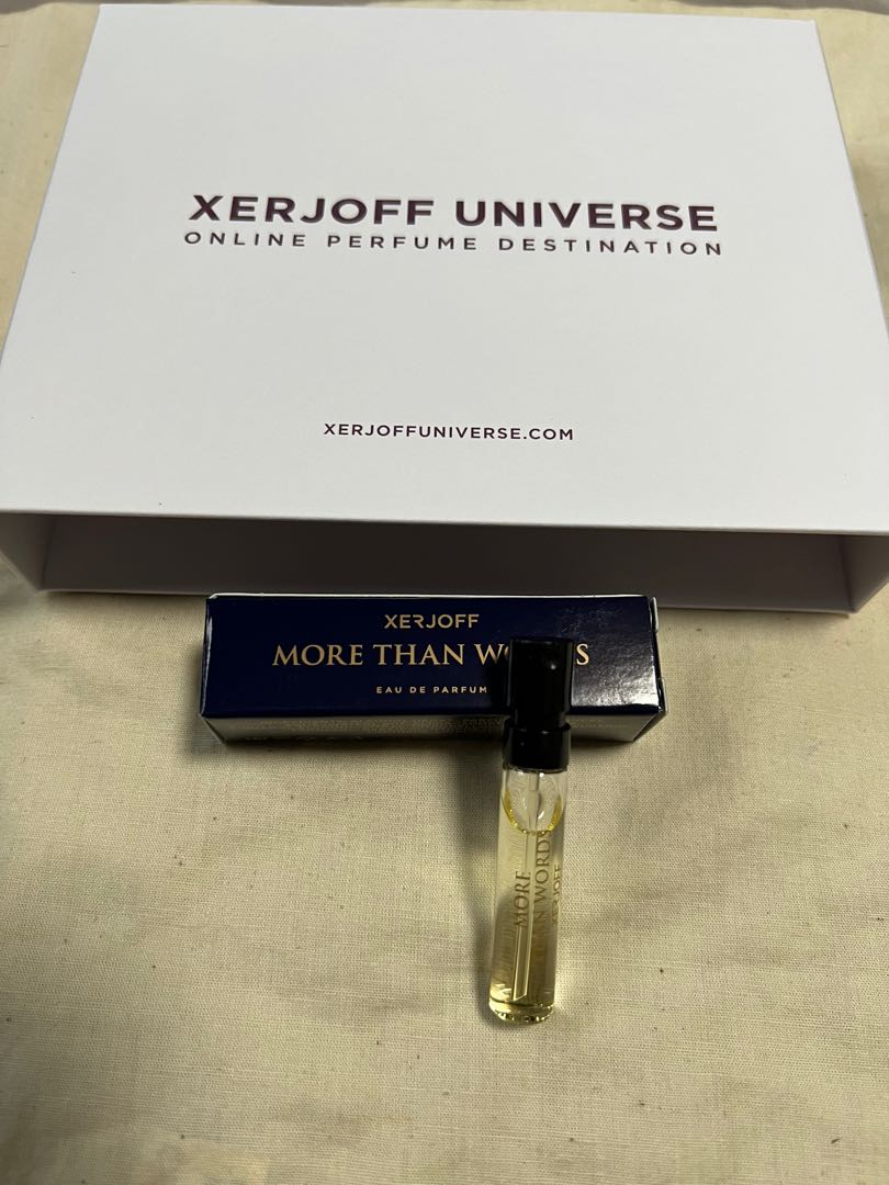 Xerjoff more than words sample cheap