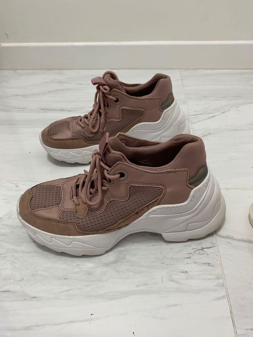 Zara sneakers woman footwear wedge shoes