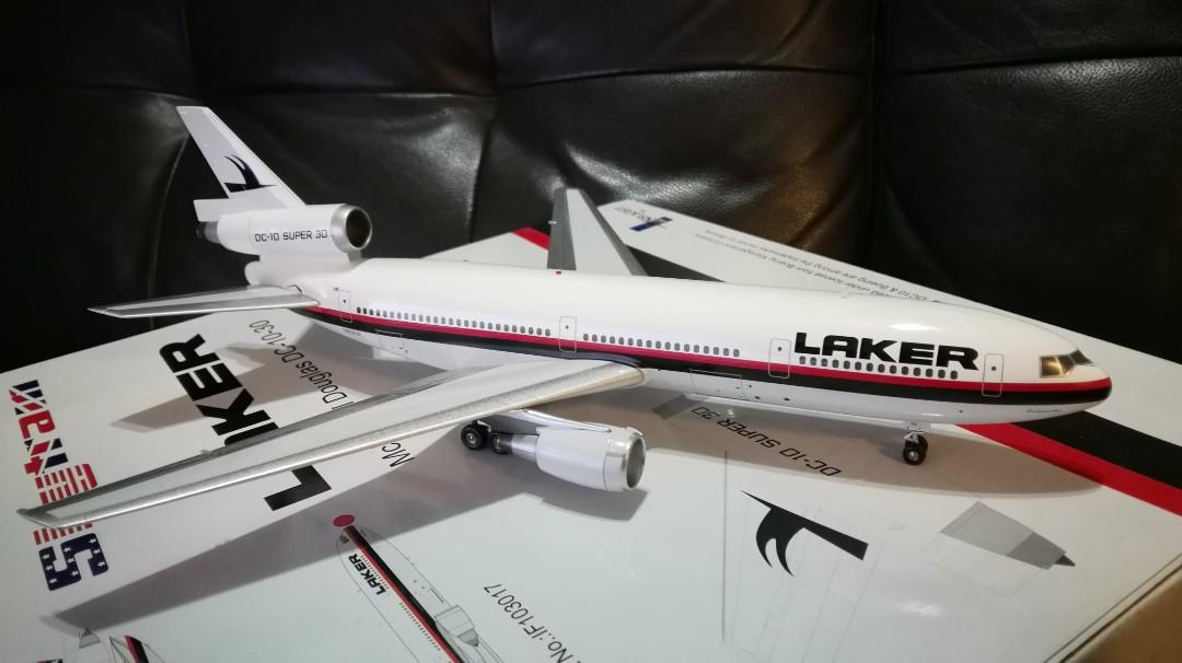 沽1/200 Inflight 全金屬Laker DC-10 民航機模型, 興趣及遊戲, 收藏品