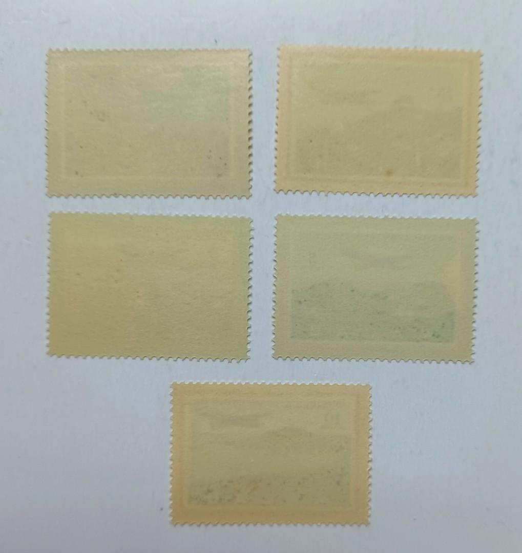 澳門「風景」航空郵票一套（1960年），新票有黃, 興趣及遊戲, 收藏品及紀念品, 郵票及印刷品- Carousell
