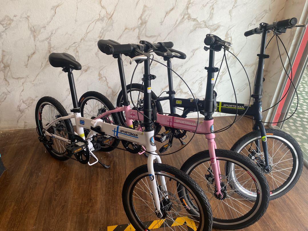 Sportsman folding bike sale