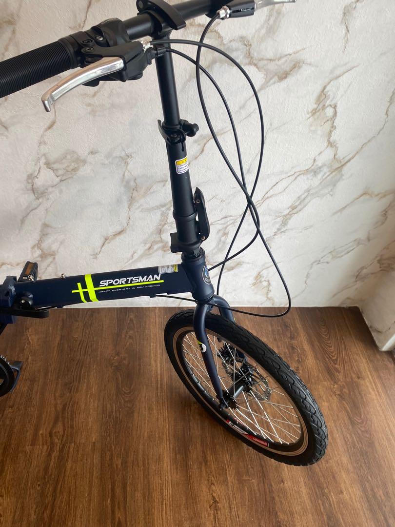 Sportsman cheap folding bike