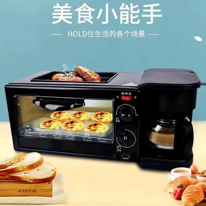 3in1 electric bfast maker (Category: Coffee Machines & Makers) located in Manila. Submitted by saguittarian06 (Listing ID 1126771303, Image 1). Description: RESELLER:1250php :3IN1 ELECTRIC BREAKFAST MAKER ✔️toaster oven ✔️grill pan ✔️coffee maker —.