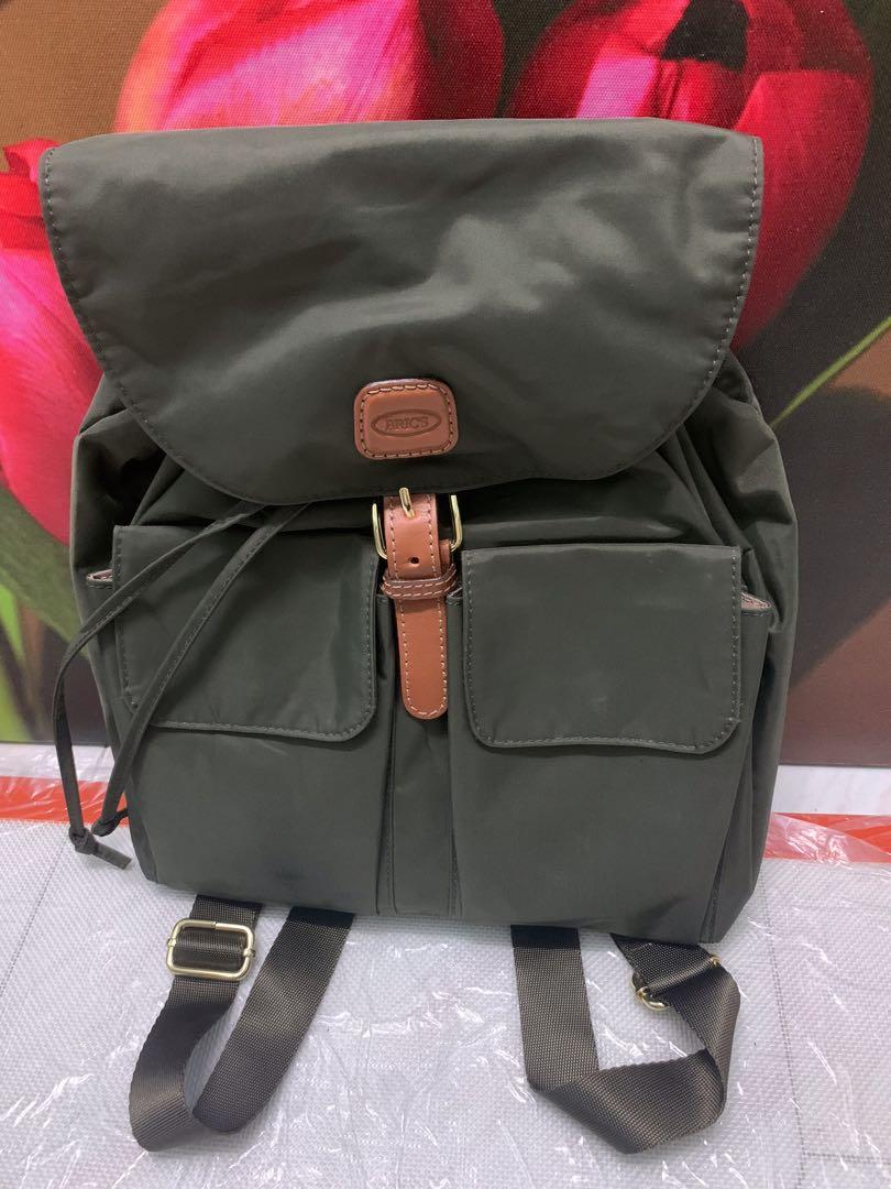Original Bric s X Travel Backpack Olive color