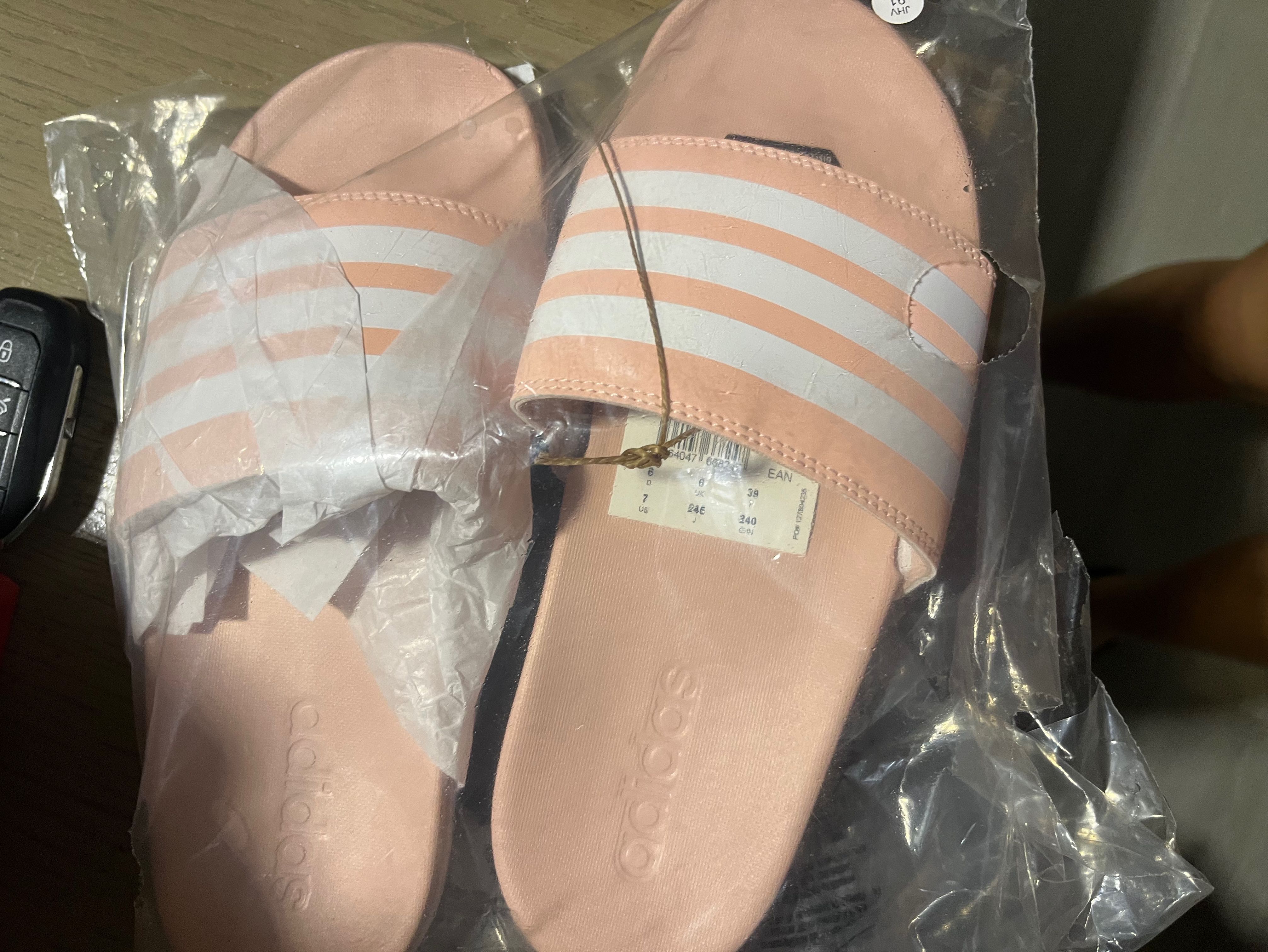 adidas comfort slides women