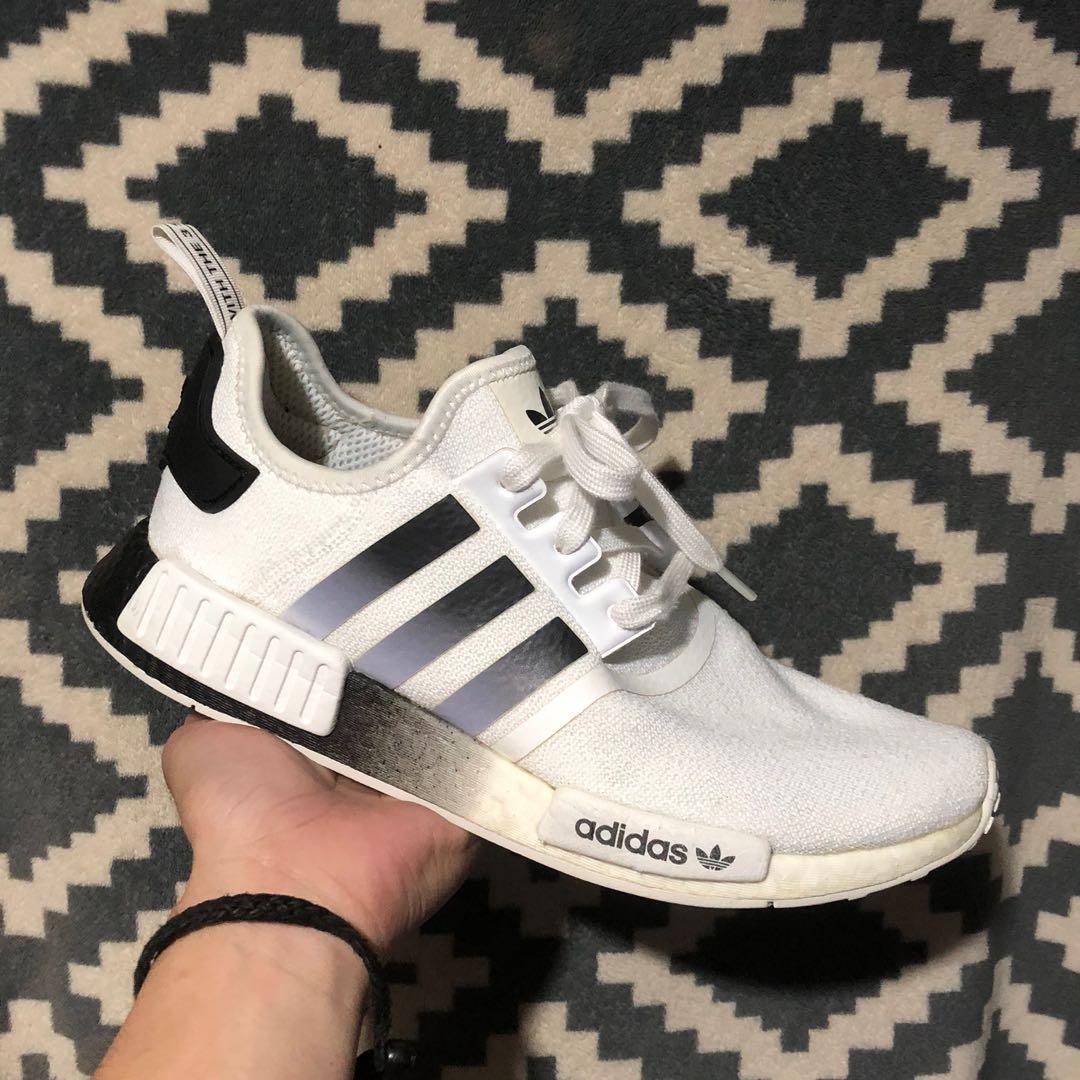 Nmd_r1 j 2025 'black white gradient'