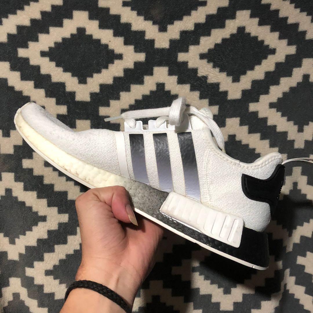 Adidas Nmd R1 “White black Gradient”, Men's Fashion, Footwear, Sneakers on  Carousell