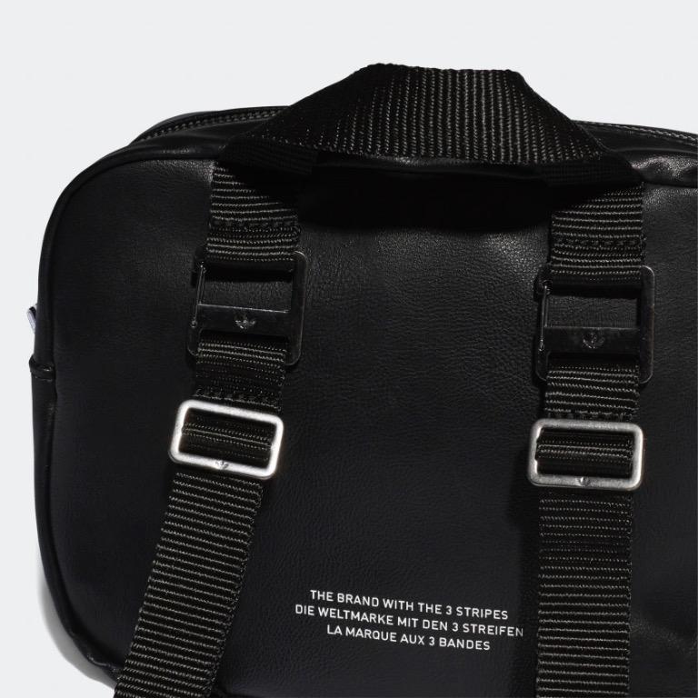 ADIDAS Originals Mini Airliner Backpack (Black/White), Women's Fashion