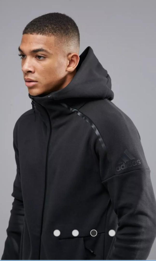Adidas Z.N.E 2.0 Black, Fashion, Tops & Sets, Hoodies on Carousell