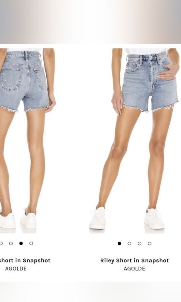 Agolde Riley High Rise Shorts in 