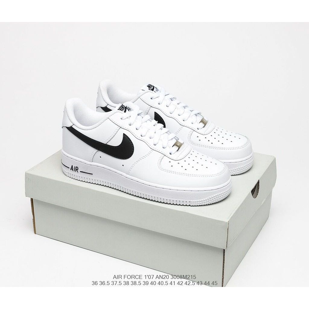 black air force 1 black and white