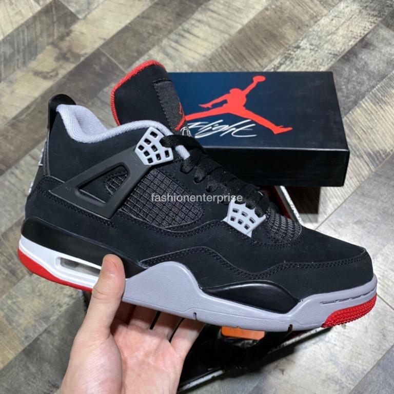 Jordan 4 top bred fashion