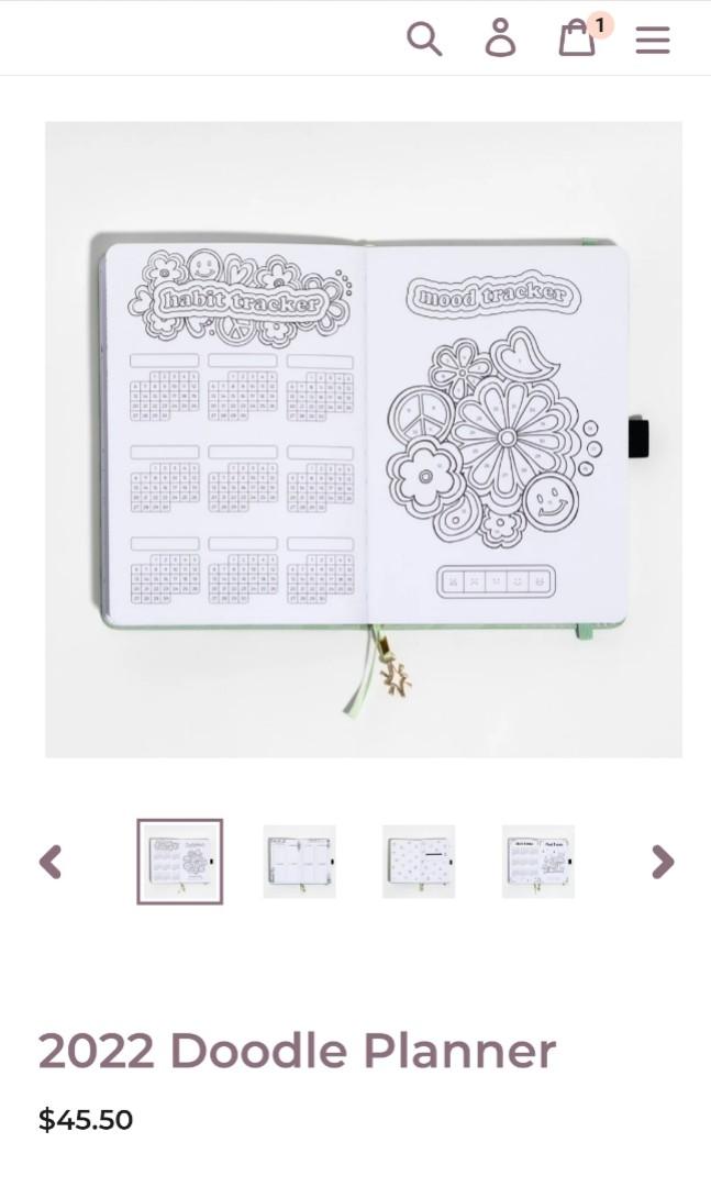 AmandaRachLee Doodle Planner 2022 Spree, Hobbies & Toys, Stationery &  Craft, Other Stationery & Craft on Carousell