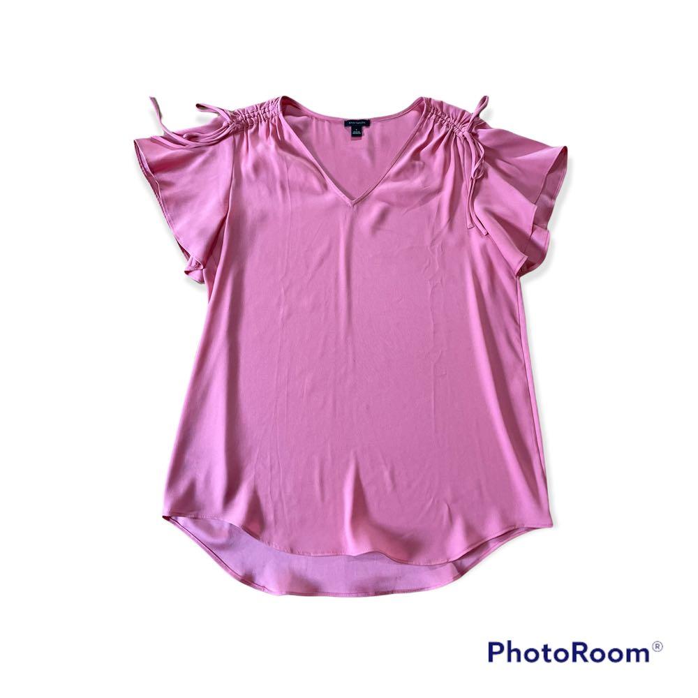 Ann Taylor Pink Top, Women's Fashion 