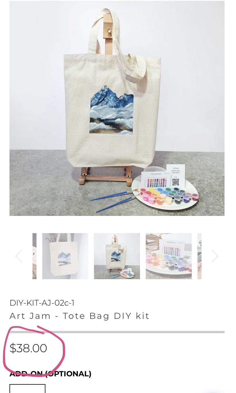 Art Jam Tote Bag Kit