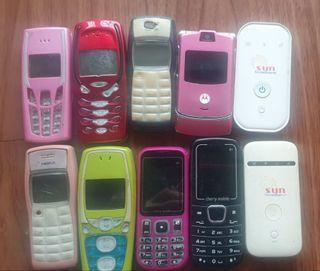 Assorted Mobile Phones and Pocket Wifi