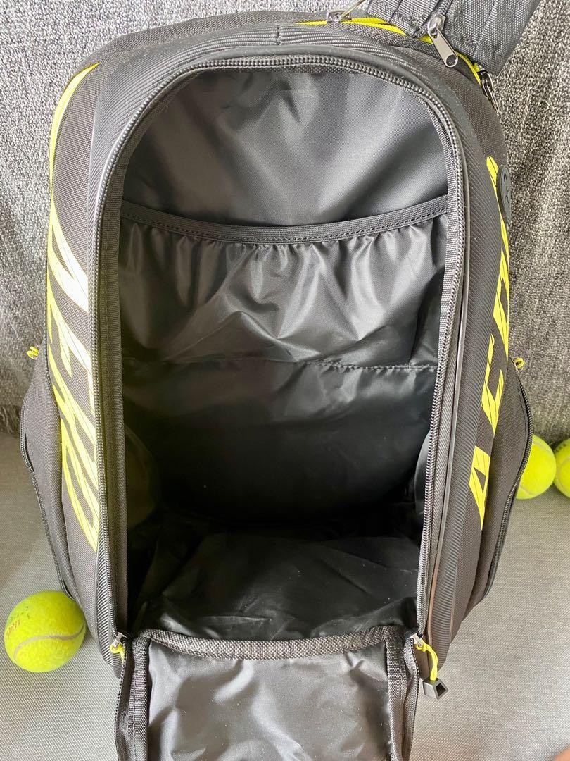 Babolat Pure Aero Tennis Backpack Black/Yellow, Sports Equipment