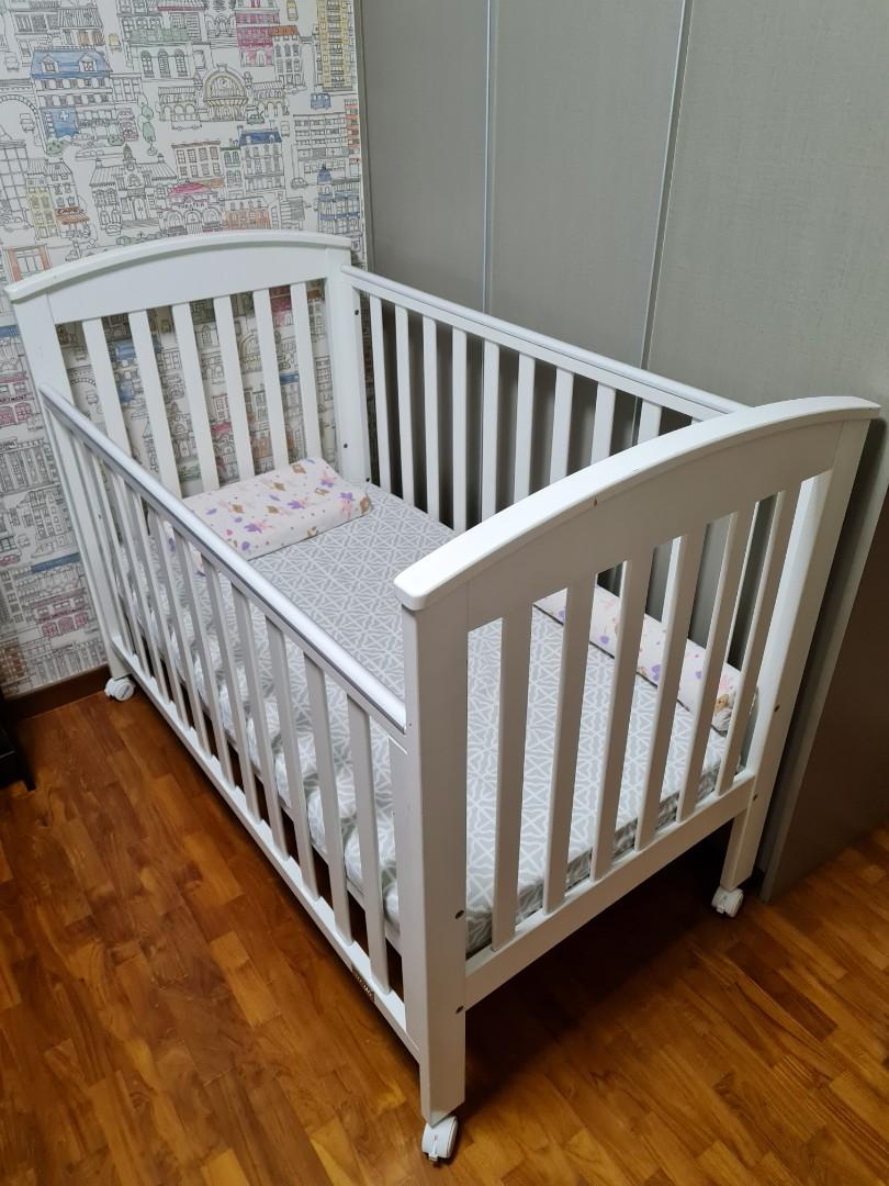 Babyhood Cot 4 in 1 Babies Kids Baby Nursery Kids Furniture