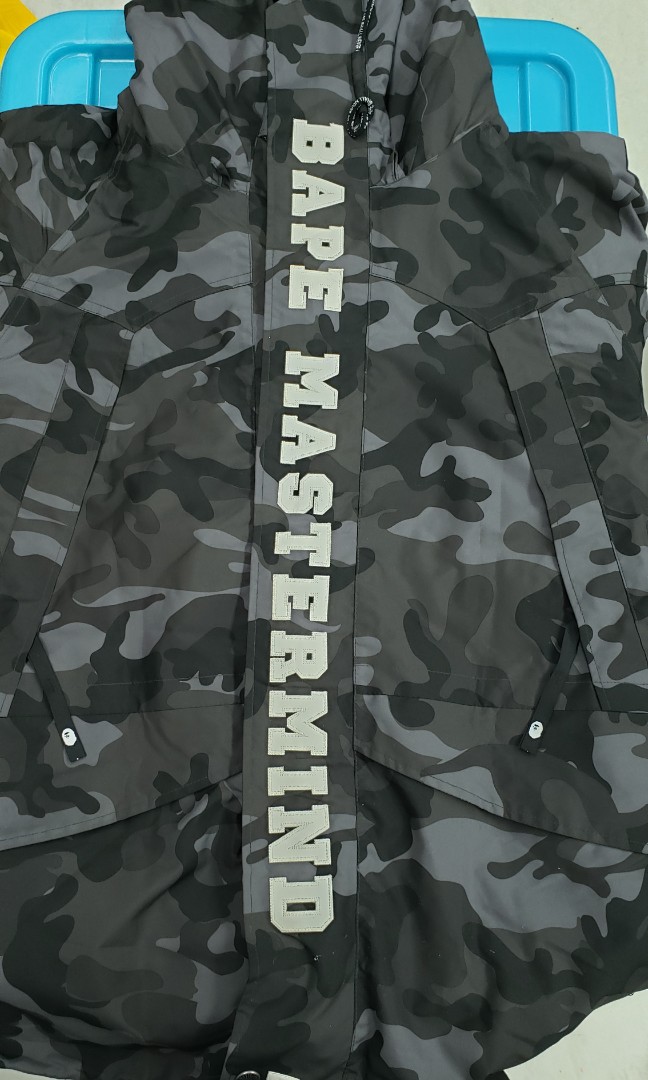 bape x mmj mastermind Japan snowboard jacket size XXL, 男裝, 外套