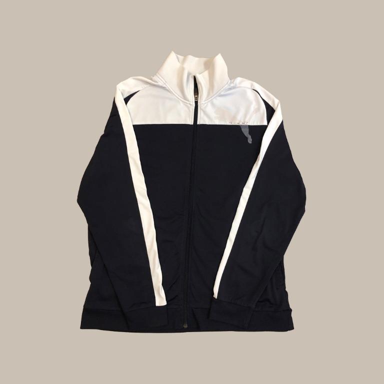 Puma jacket black and clearance white