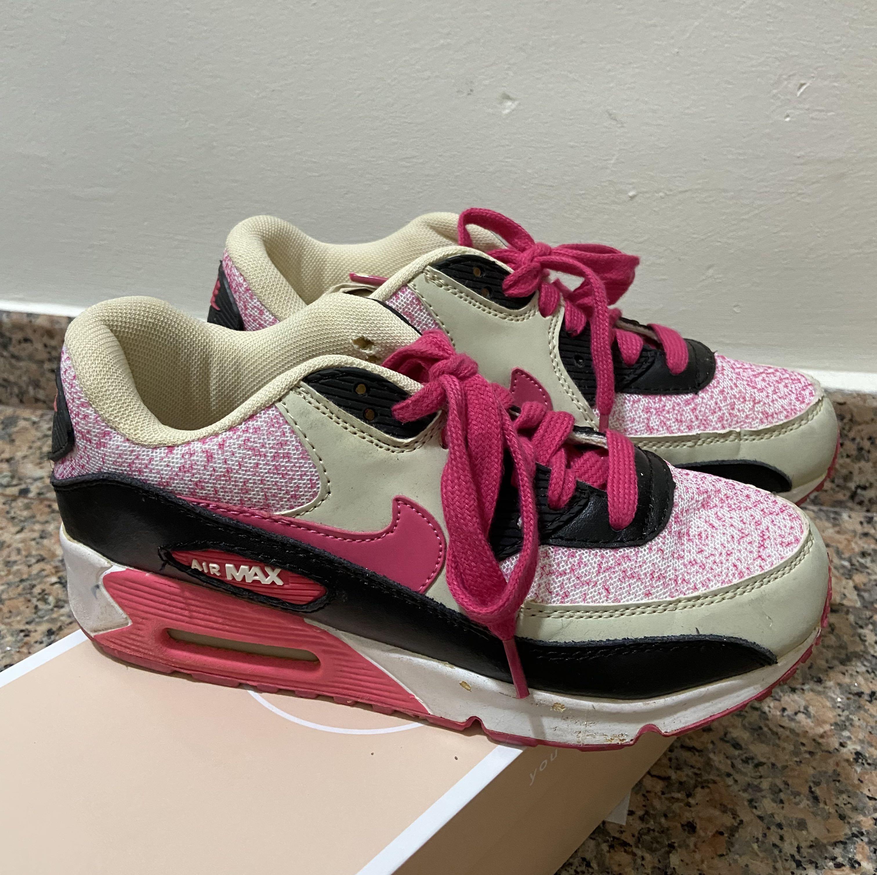 Red and pink on sale nike air max