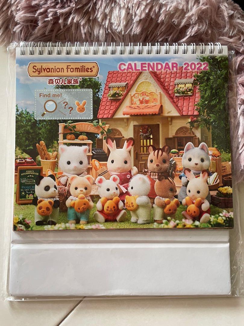 BN Sylvanian Families 2022 Calendar, Hobbies & Toys, Toys & Games on