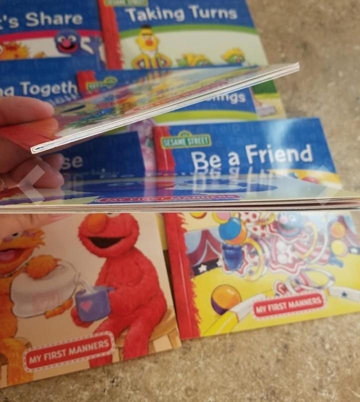  Sesame Street Elmo Manners Books for Kids Toddlers