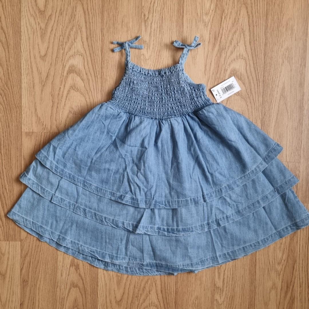 bnwt Matalan denim dress 2 3yrs Babies Kids Babies Kids Fashion on Carousell