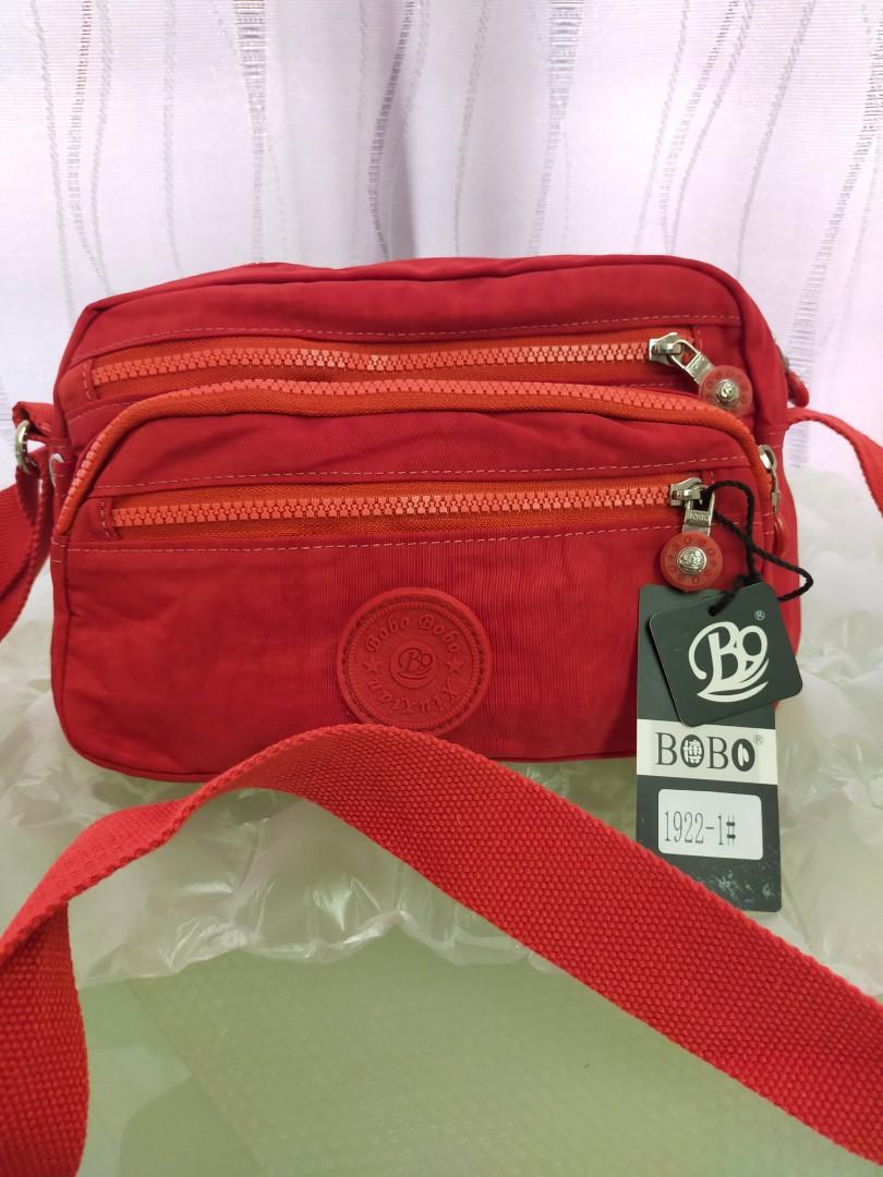 BOBO Outdoor Small Back Pack Hiker Style Shoulder Bag Red Grey Color  Pre-Owned | eBay