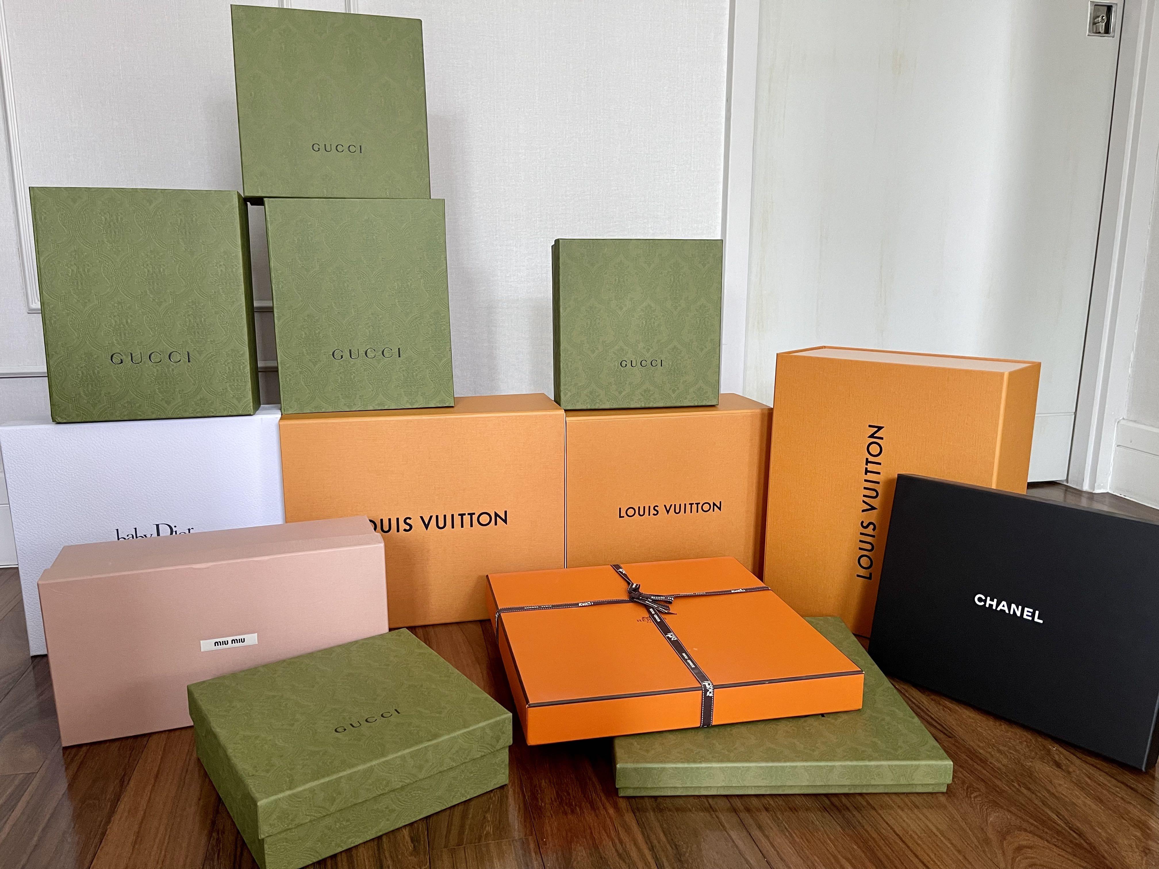 Branded Boxes (LV, Gucci, Hermes, Chanel, Miu Miu), Luxury, Accessories on  Carousell