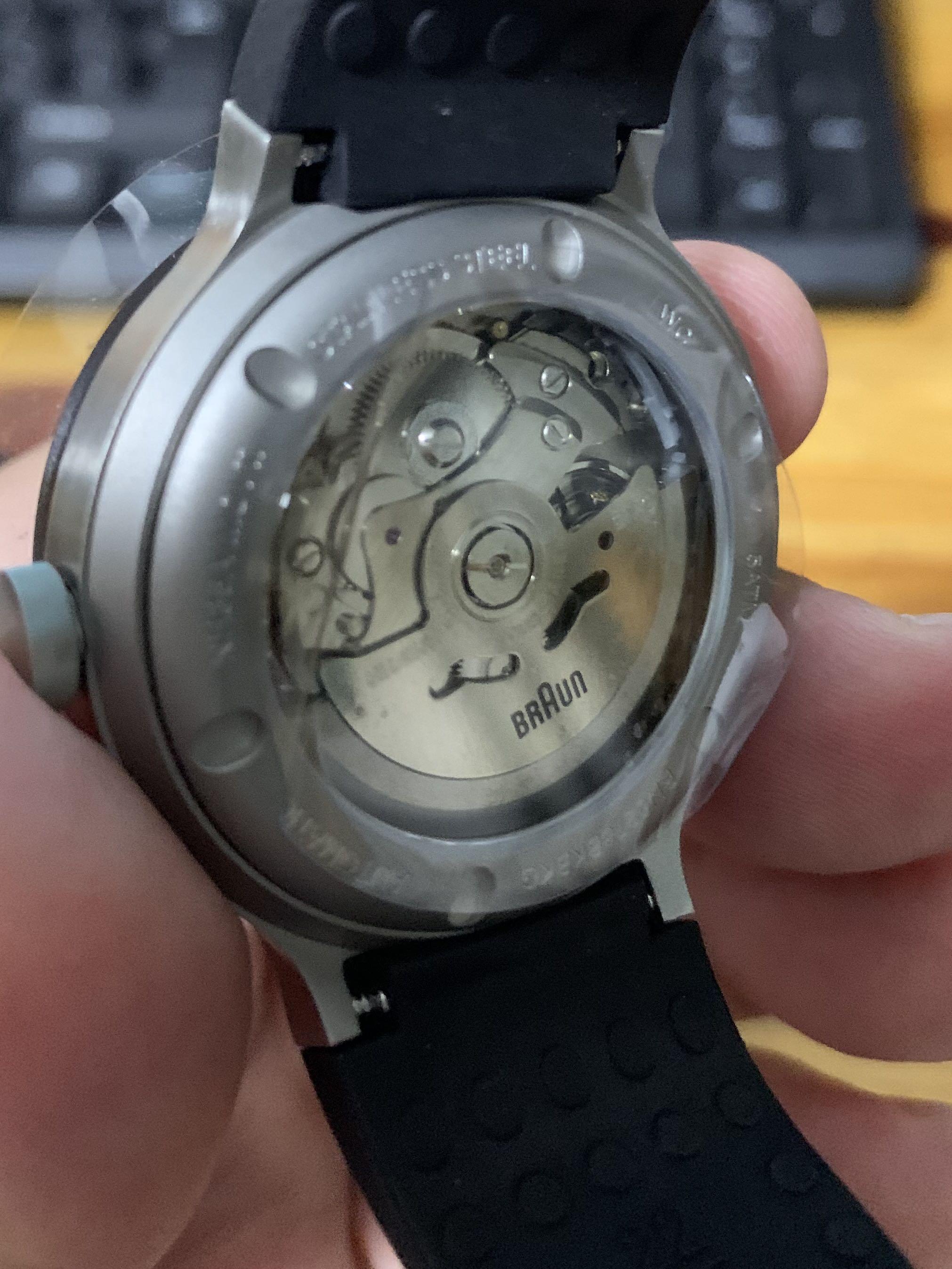 Braun mechanical watch best sale