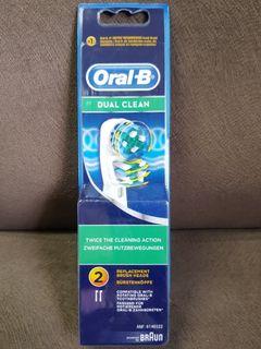BRAUN Oral-B Dual Clean 2 Brush Heads Made in Germany