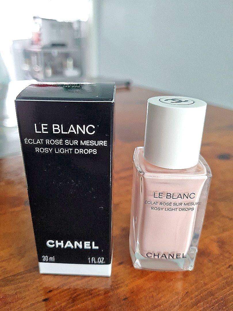 30 ml. 1 fl oz Chanel LE BLANC Rosy Light Drops + Tracking