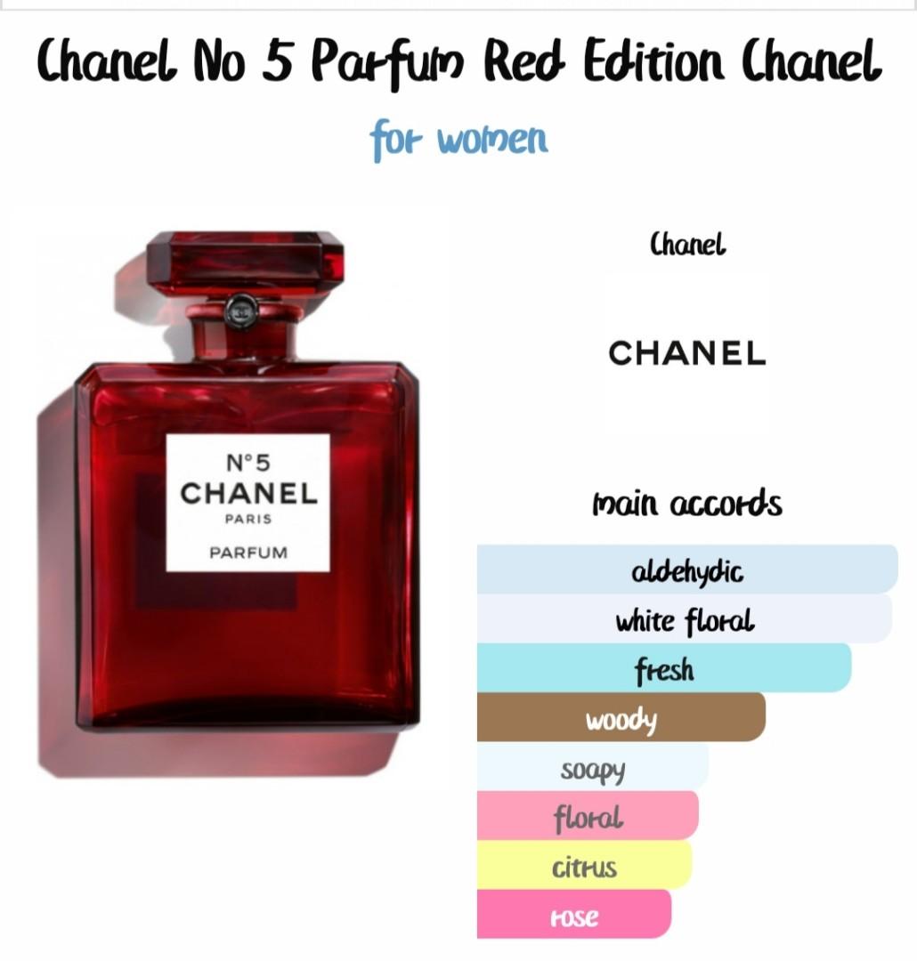 Chanel NO ° 5 RED EDITION, Beauty & Personal Care, Fragrance