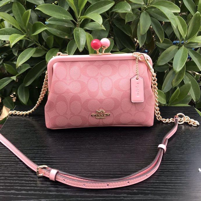 Coach Kisslock Crossbody Bag Women s Fashion Bags Wallets