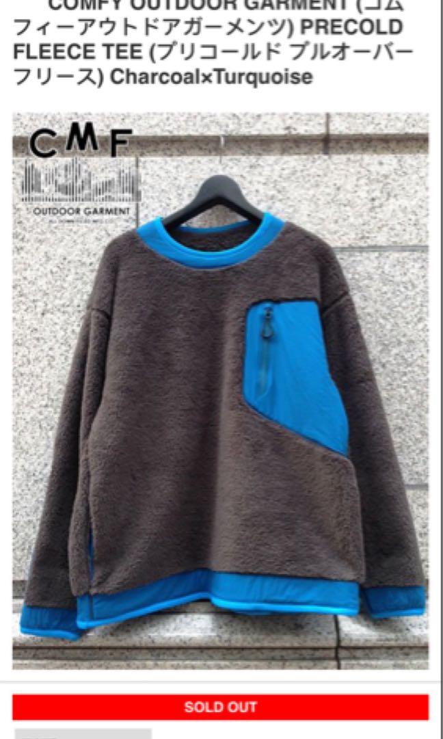 COMFY OUTDOOR GARMENT PRECOLD FLEECE TEE, 男裝, 上身及套裝, 衛衣