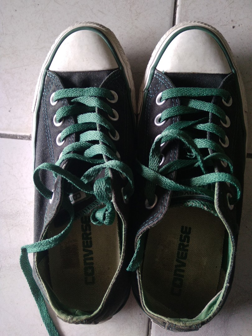black green converse