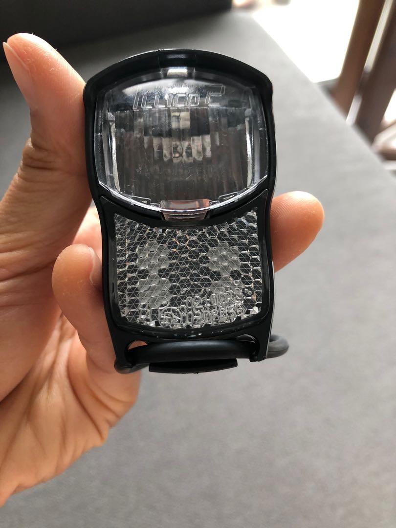 Bike sale lights decathlon