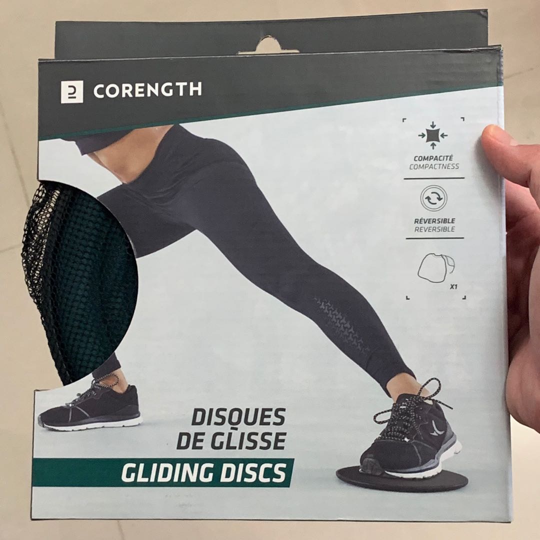 Gliding sales discs decathlon