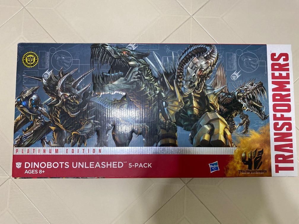 Dinobots Unleashed 5Pack Platinum edition, Hobbies & Toys, Toys