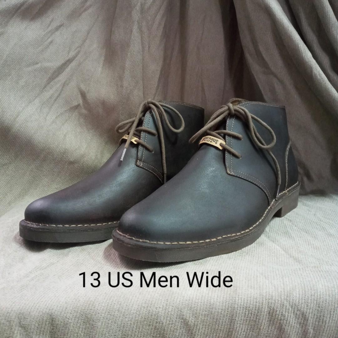 Dockers tussock men's leather cheap chukka boots