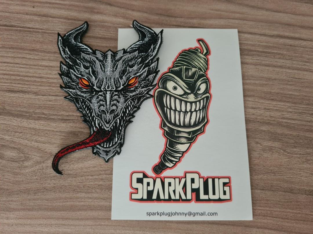 Dragon Morale Patch Velcro Patch (Category: Other Stationery & Craft) located in Singapore. Submitted by tyswzrs (Listing ID 1126830913, Image 1). Description: Sparkplug Dragon V1 - $45 Sparkplug Dragon V2 - $45.