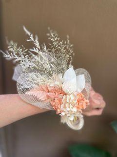 Dried Flower wrist corsage
