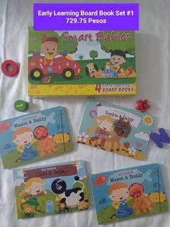 Early Learning Board Books and Finger Puppets