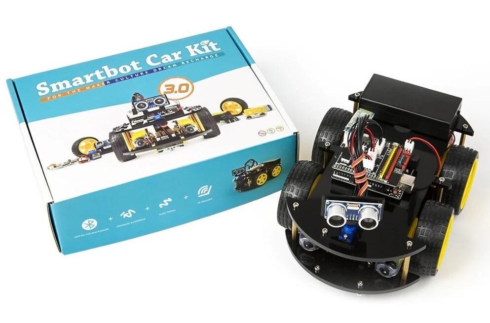 Electronic Smart Robot Smartbot Car Kit Remote Control RC Vehicle ...