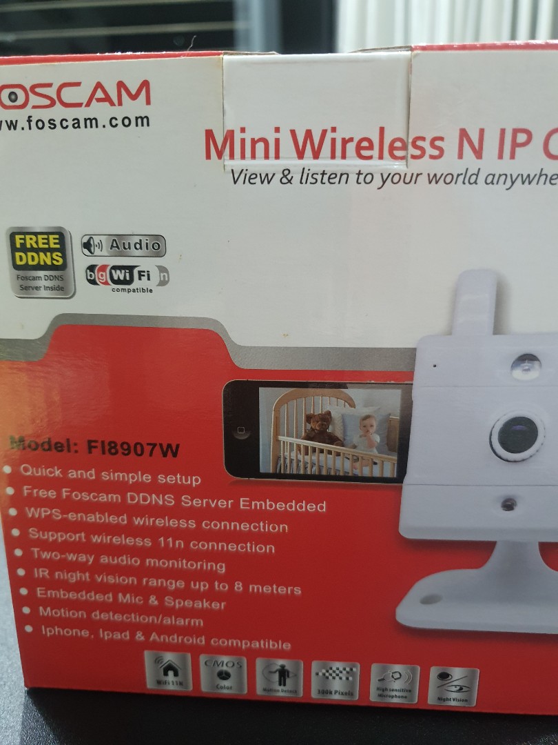 Foscam Fi8907W N IP camera Furniture Home Living Security